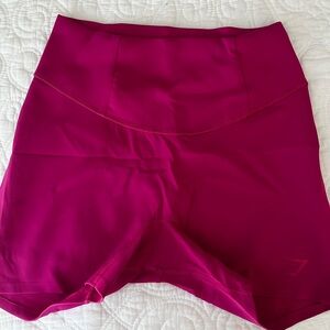 Gymshark pink studio shorts